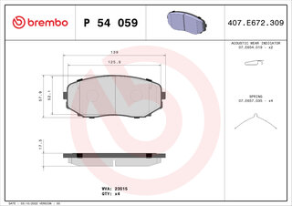 Brembo P54059