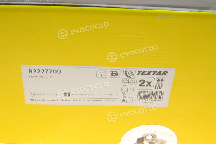 Textar 92227700