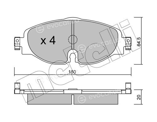 Metelli 22-0950-0