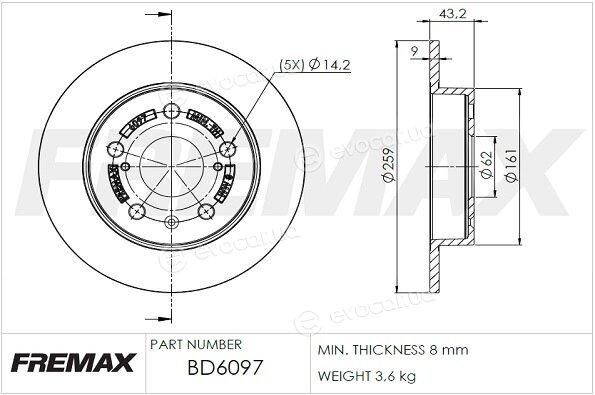 Fremax BD-6097
