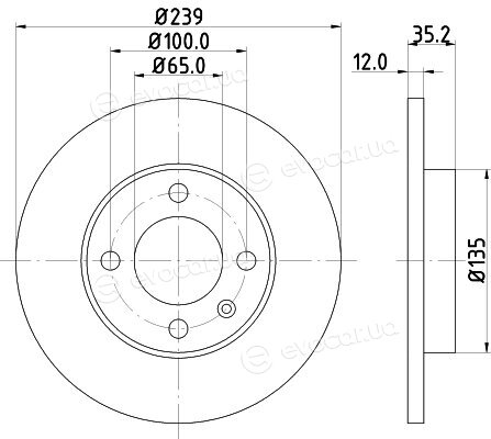 Hella Pagid 8DD 355 100-131