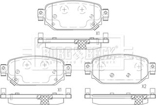 Borg & Beck BBP2830