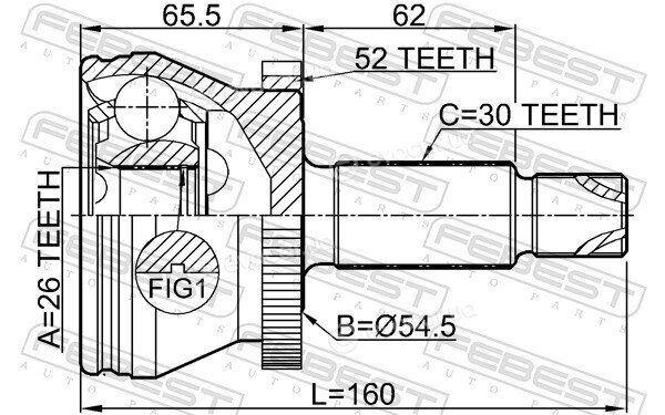 Febest 2210-SOR15A52