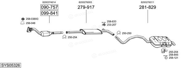 Bosal SYS05326