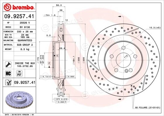 Brembo 09.9257.41