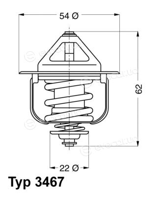 Wahler / BorgWarner 3467.85D