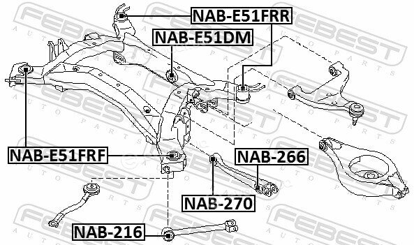 Febest NAB-E51DM