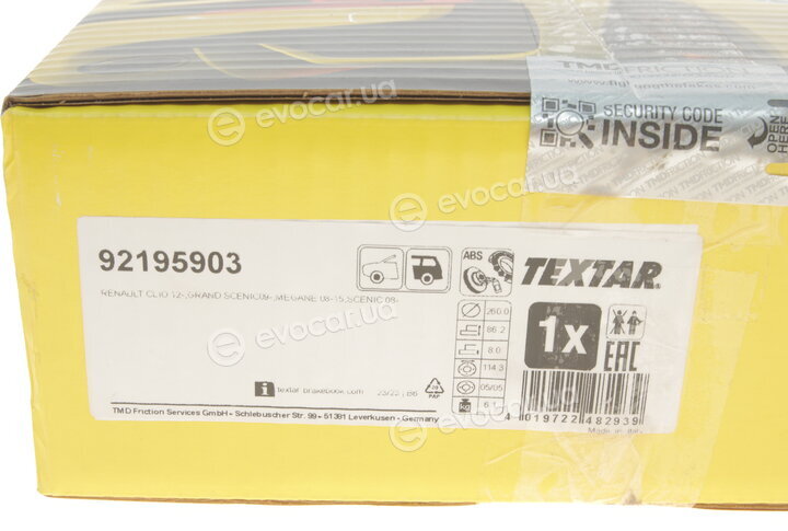 Textar 92195903