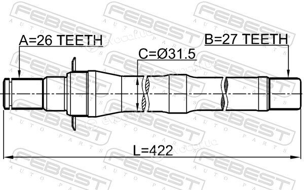 Febest 1212-IX35MT5