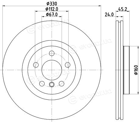 Hella Pagid 8DD 355 122-641