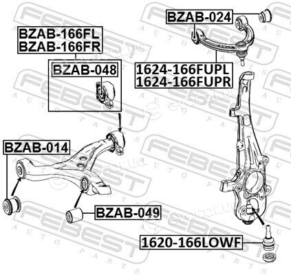 Febest 1624-166FUPL