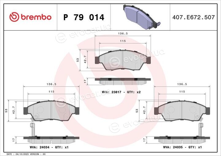 Brembo P 79 014