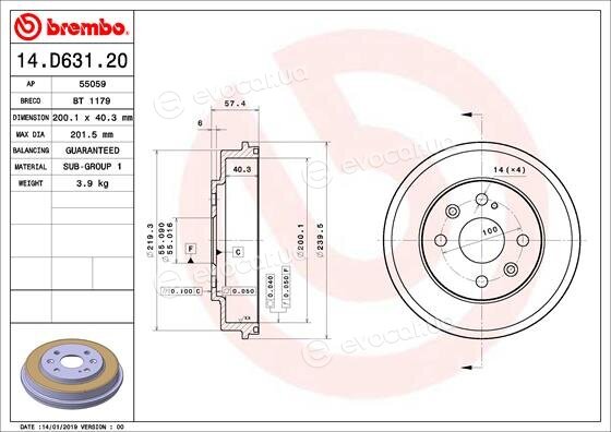 Brembo 14.D631.20