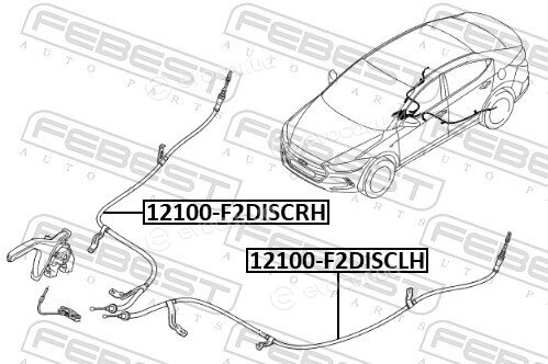 Febest 12100-F2DISCLH