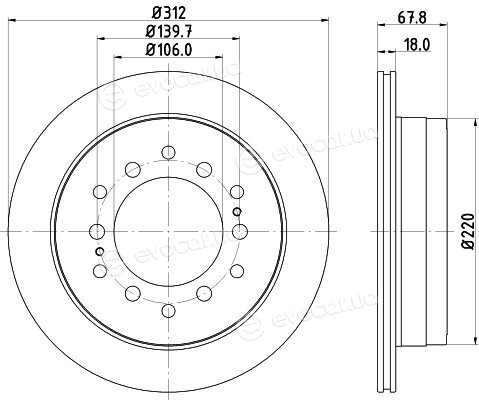 Hella Pagid 8DD 355 114-861