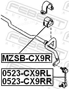 Febest MZSB-CX9R