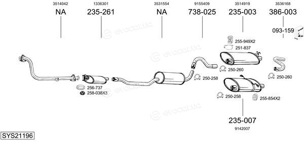 Bosal SYS21196