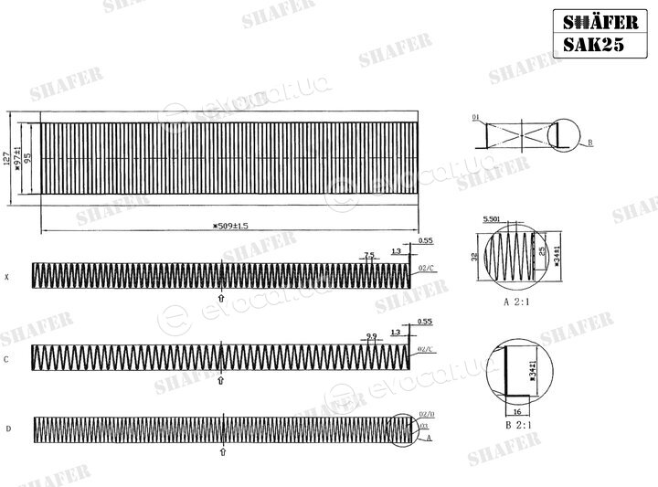 Shafer SAK25