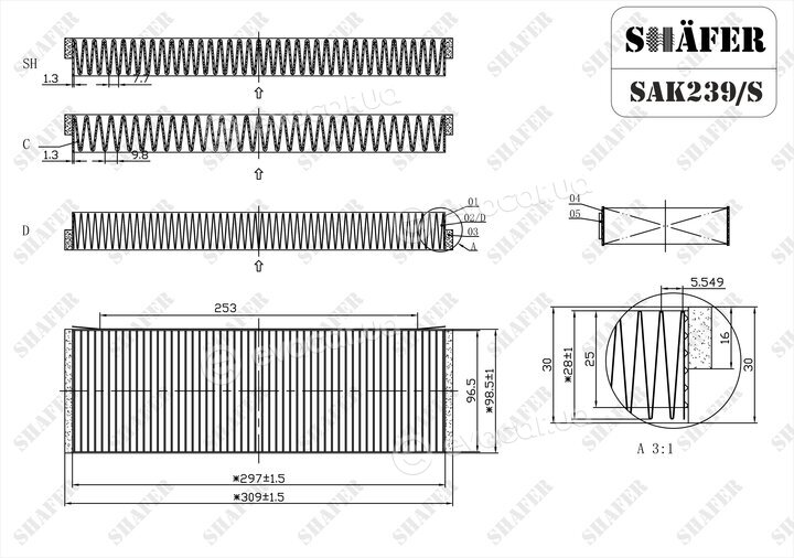 Shafer SAK239/S