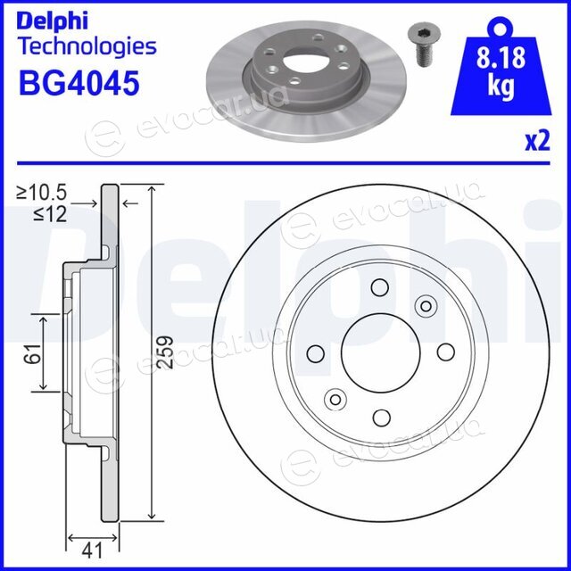 Delphi BG4045