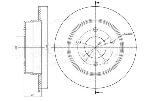 Metelli 23-0599C