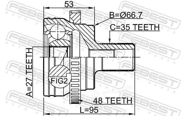 Febest 1610-220A48