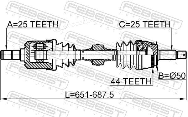 Febest 1214-CAMTLH