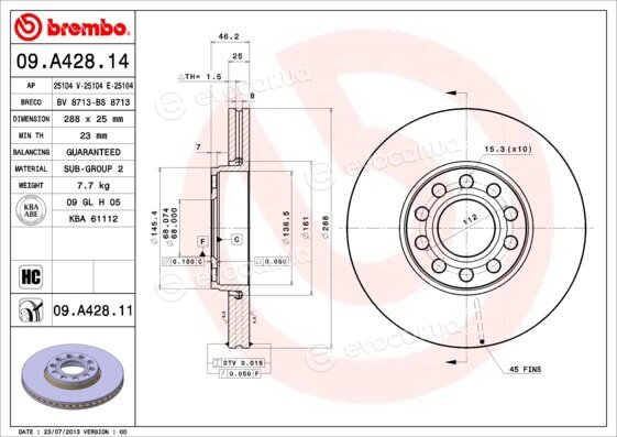 Brembo 09.A428.11