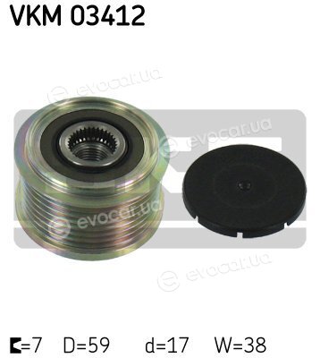 SKF VKM 03412