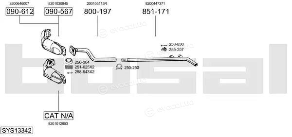 Bosal SYS13342