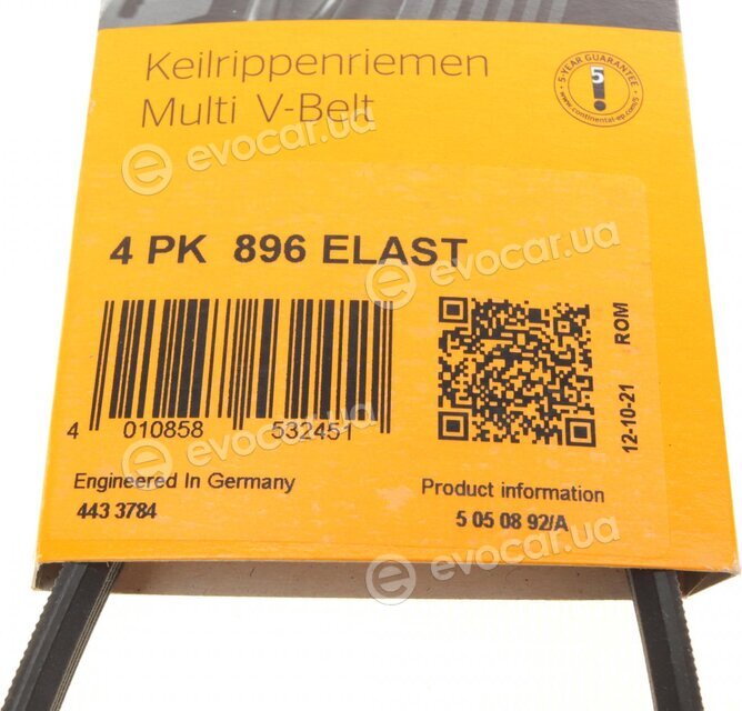 Continental 4PK896 ELAST