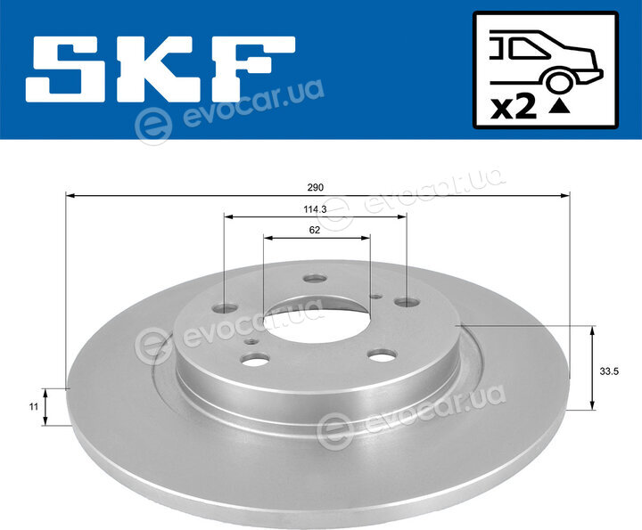 SKF VKBD 90395 S2