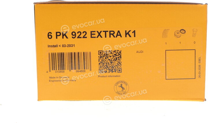 Continental 6PK922 EXTRA K1