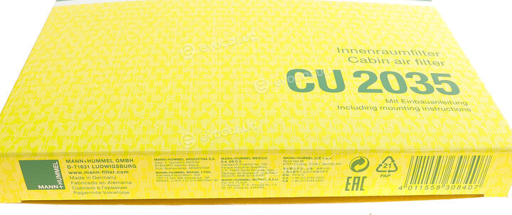 Mann CU 2035