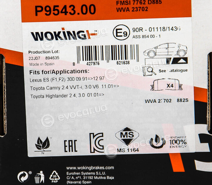 Woking P9543.00