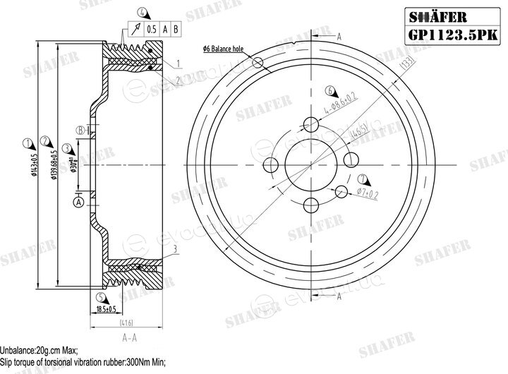 Shafer GP1123.5PK