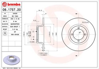 Brembo 08.1757.20