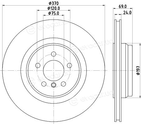 Hella Pagid 8DD 355 125-091