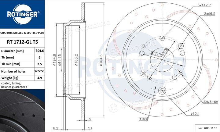 Rotinger RT 1712-GL T5