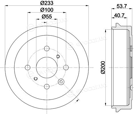 Hella Pagid 8DT 355 300-581