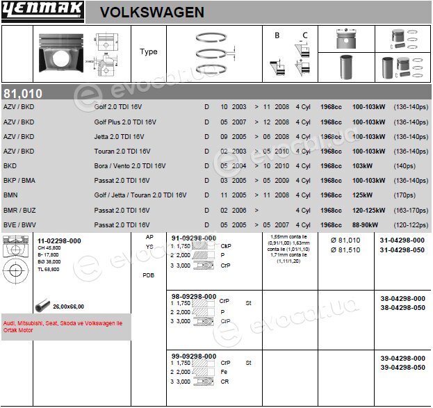 Yenmak 31-04298-000