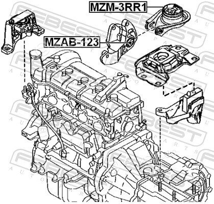 Febest MZAB-123