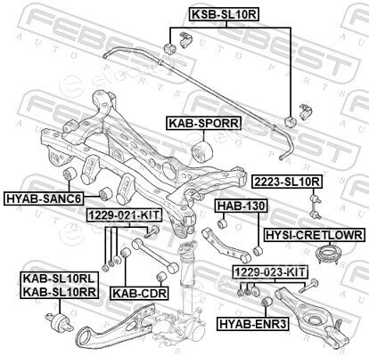 Febest KSB-SL10R