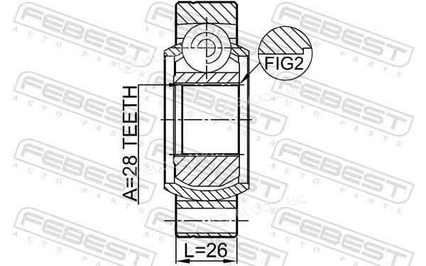 Febest 2311-TR5RR