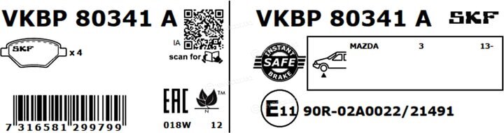 SKF VKBP 80341 A