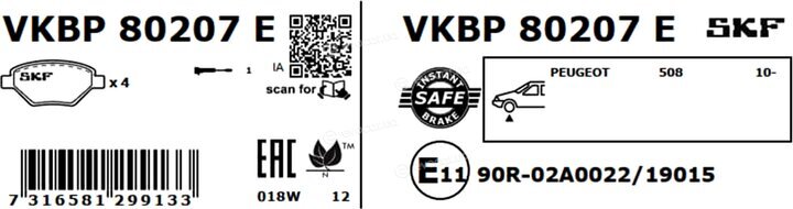 SKF VKBP 80207 E