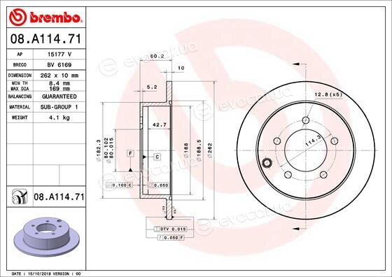 Brembo 08.A114.71