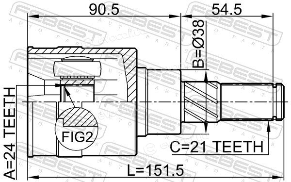 Febest 0211-T30R