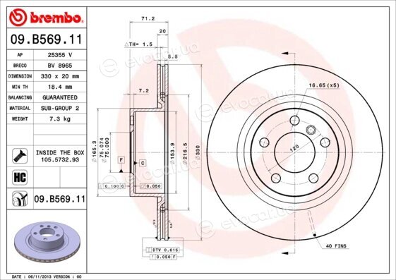 Brembo 09.B569.11