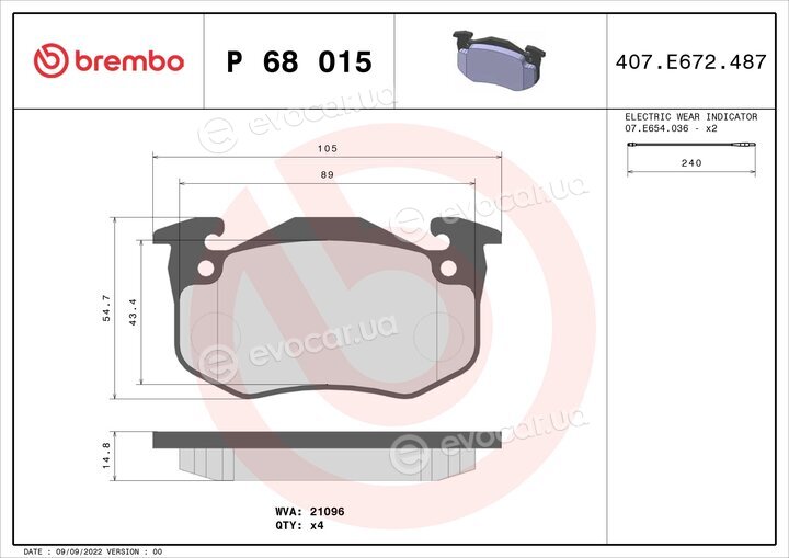 Brembo P 68 015